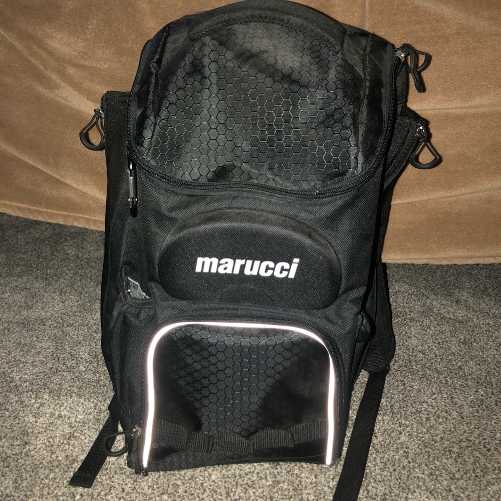 Black Baseball Marucci Backpack